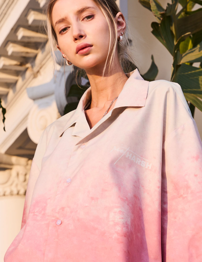 Harsh and Cruel Forest Sunset Full Print Cuban Shirt