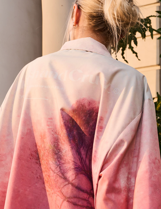 Harsh and Cruel Forest Sunset Full Print Cuban Shirt