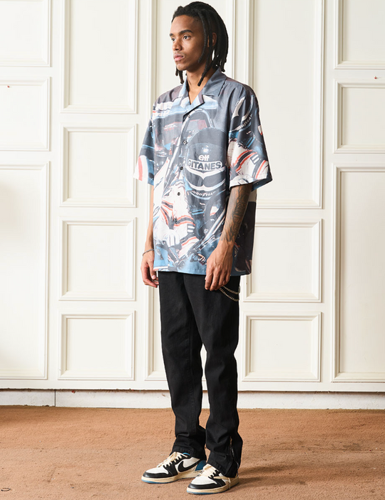 Harsh and Cruel Racing Driver Full Printed Cuban Shirt