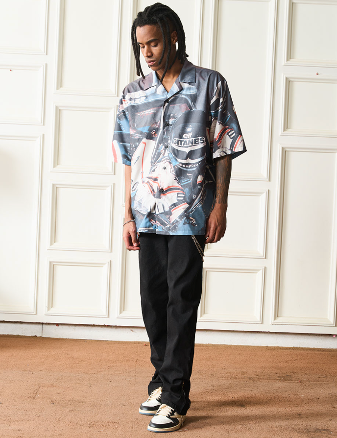 Harsh and Cruel Racing Driver Full Printed Cuban Shirt