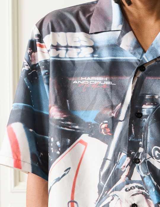 Harsh and Cruel Racing Driver Full Printed Cuban Shirt