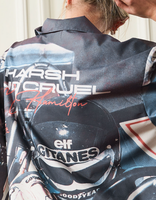 Harsh and Cruel Racing Driver Full Printed Cuban Shirt