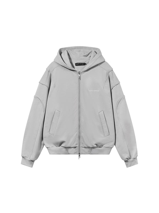 BLIND NO PLAN 3D Lines Zipper Hoodie