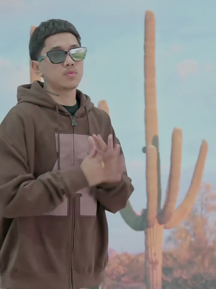 AFGK Embroidered Big A Zip Hoodie