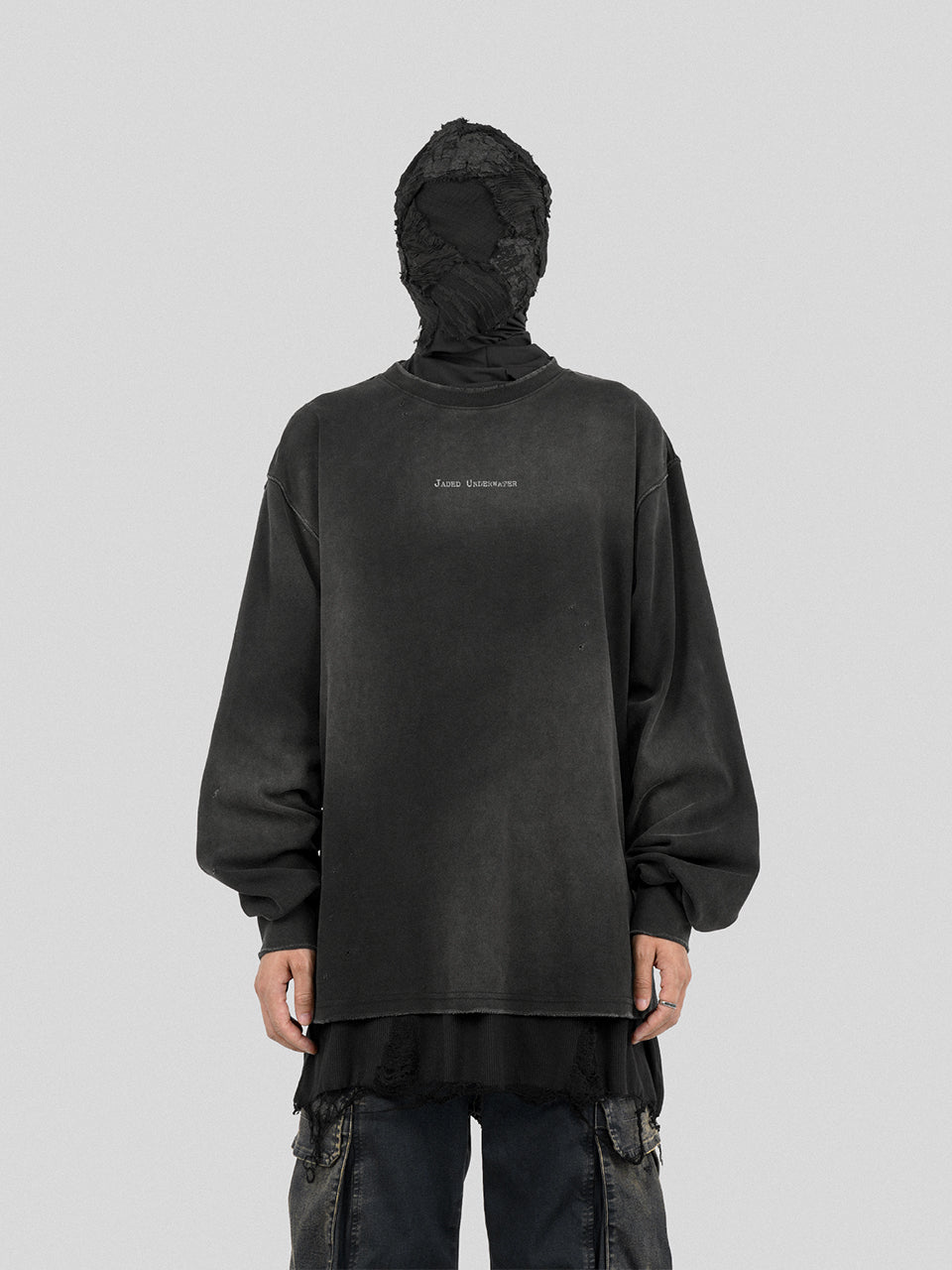 UNDERWATER Light Shadow Printed Long Sleeve Tee