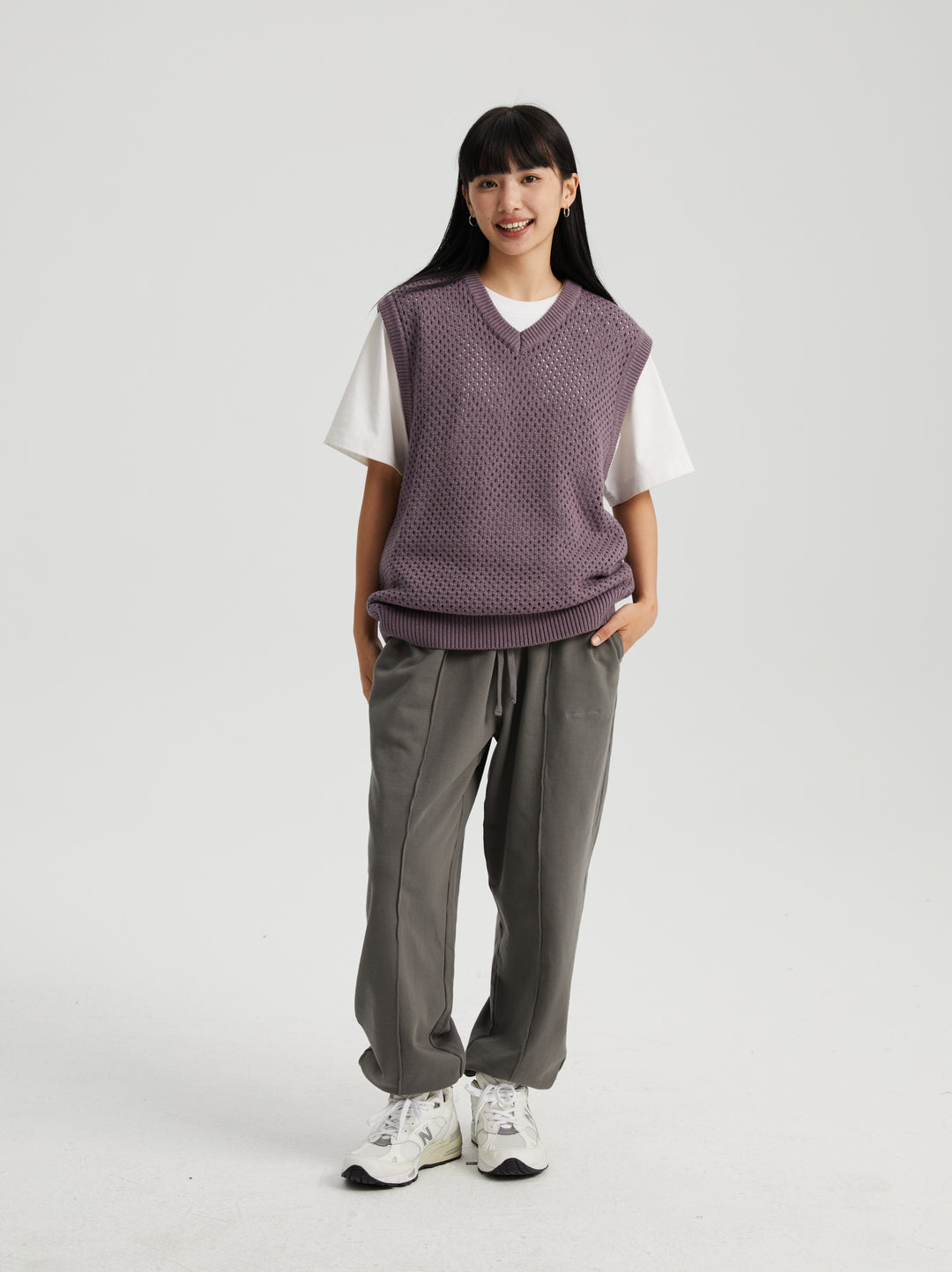 Wassup House Center Seam Basic Sweat Pants