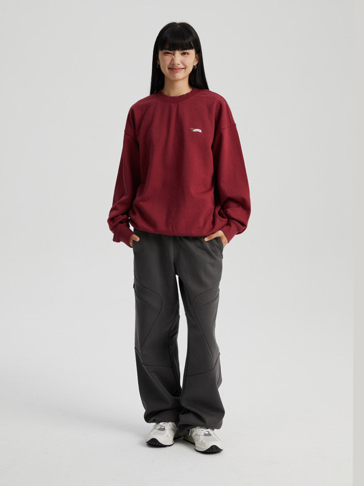 Wassup House Dachshund Running Printed Sweatshirt