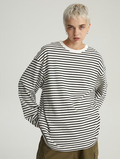 Wassup House Striped Long Sleeved Tee