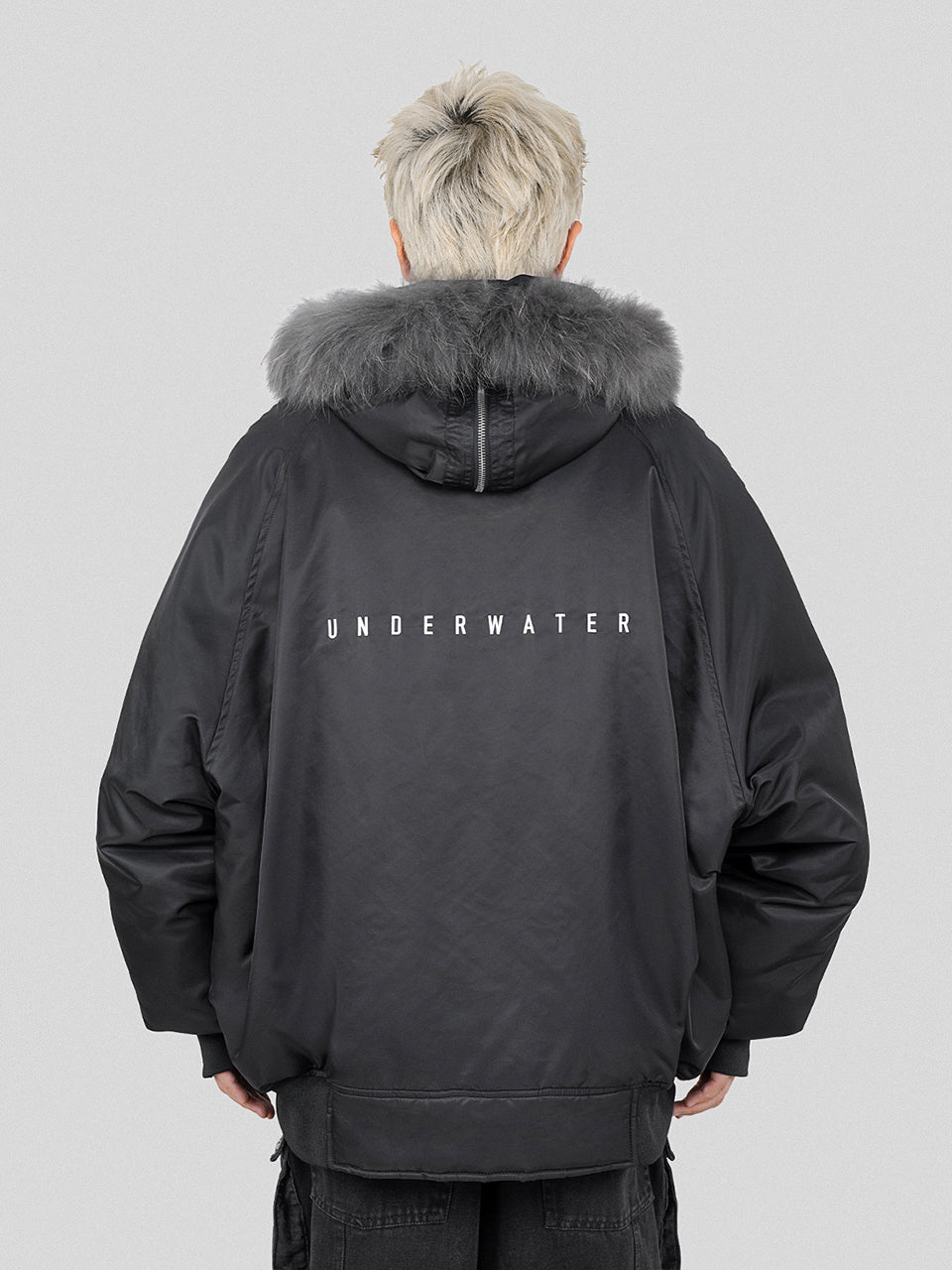 UNDERWATER  N-2B Waterproof Nylon Bomber Jacket