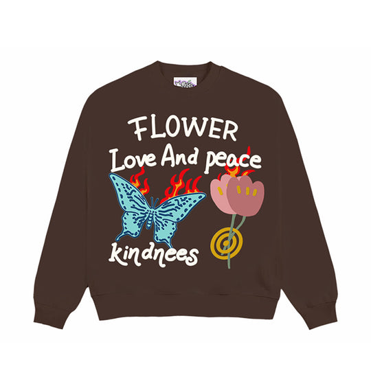 F3F Select Versatile Fun Butterfly Print Sweatshirts