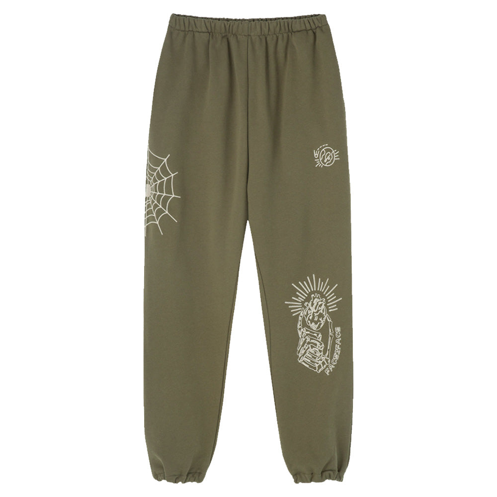 F2CE Skull Embroidered Sweatpants | Face 3 Face