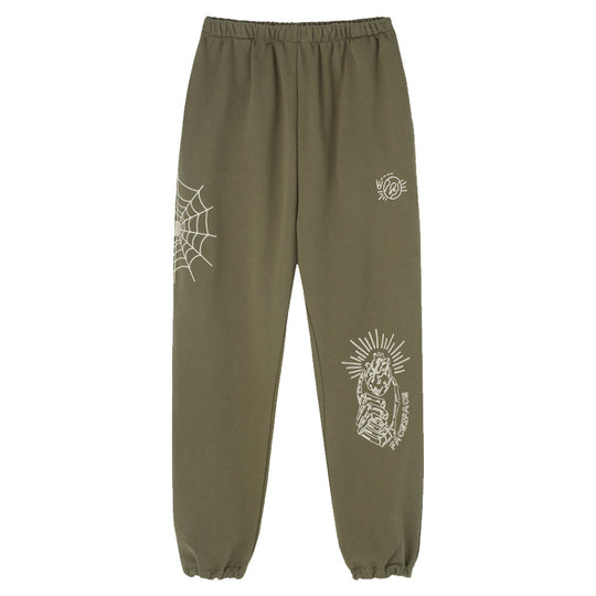 F2CE Skull Embroidered Sweatpants | Face 3 Face