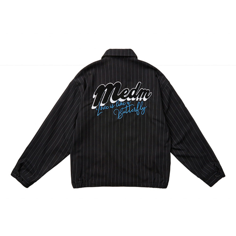 MEDM Striped Logo Jacket | Face 3 Face