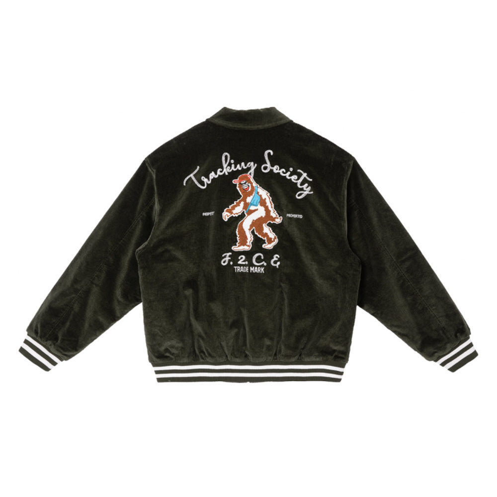 F2CE Embroidered Corduroy Varsity Jacket | Face 3 Face