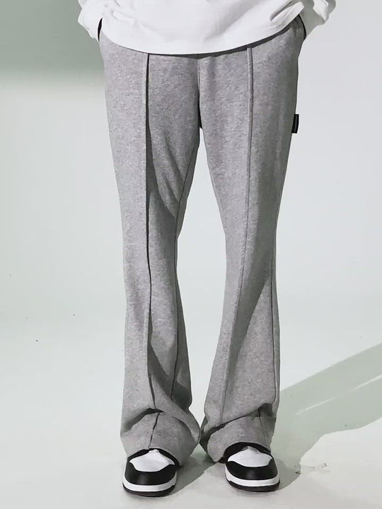 Harsh and Cruel Standing Cut Structured Line Sweatpants