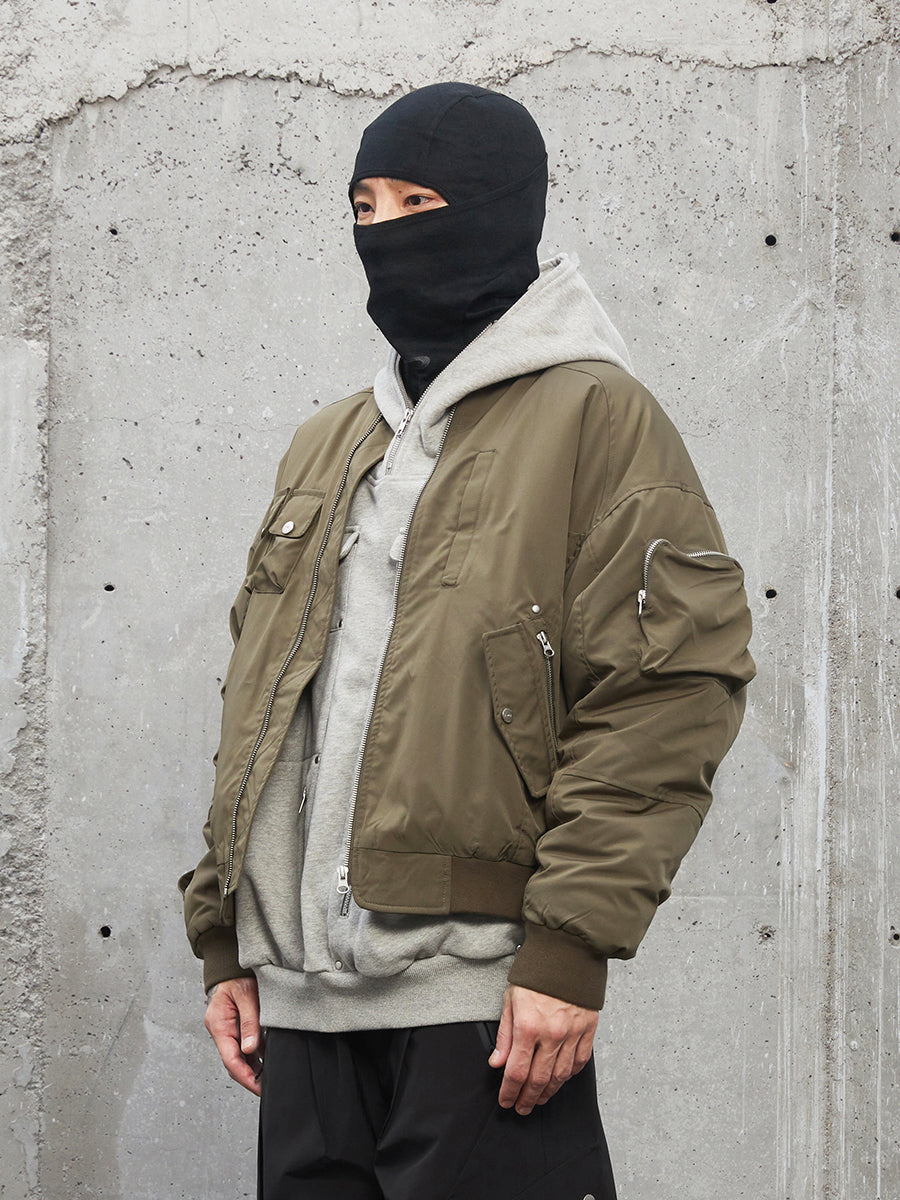 F2CE 3D Pockets Bomber Flight Jacket