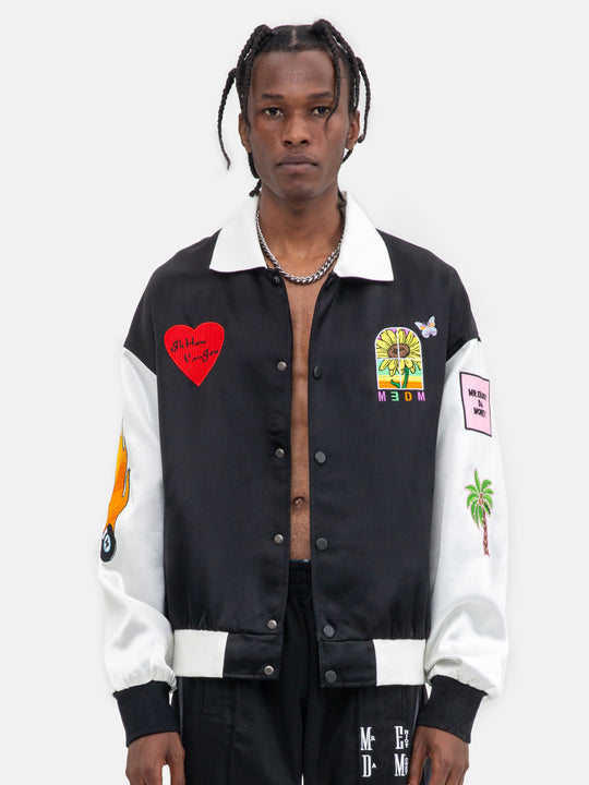 MEDM Cross Sunflower Embroidery Jacket | Face 3 Face