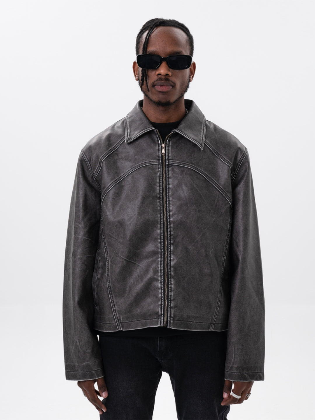 Shop Now F3F Select Detroit Workwear Leather Jacket – Face 3 Face