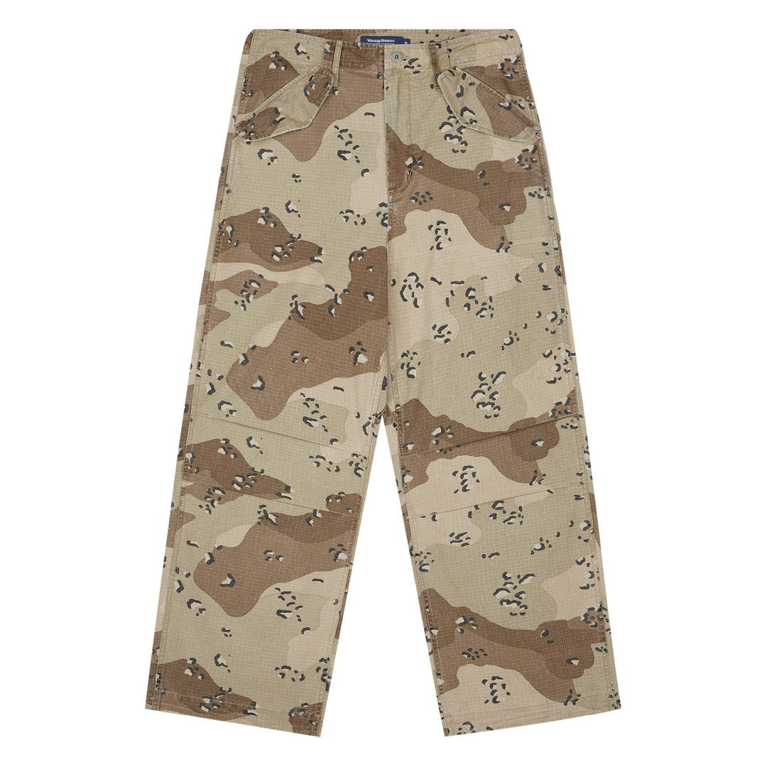Wassup House Tree Camouflage Old Work Pants