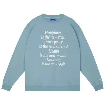 Wassup House Slogan Printing Sweatshirt