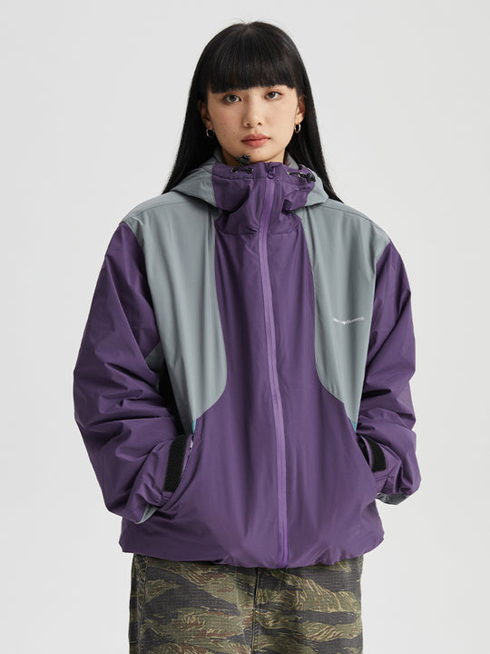 Wassup House Color Blocking Waterproof Down Jacket