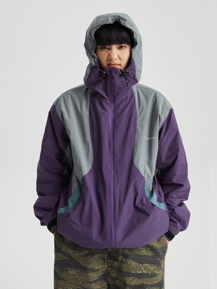 Wassup House Color Blocking Waterproof Down Jacket