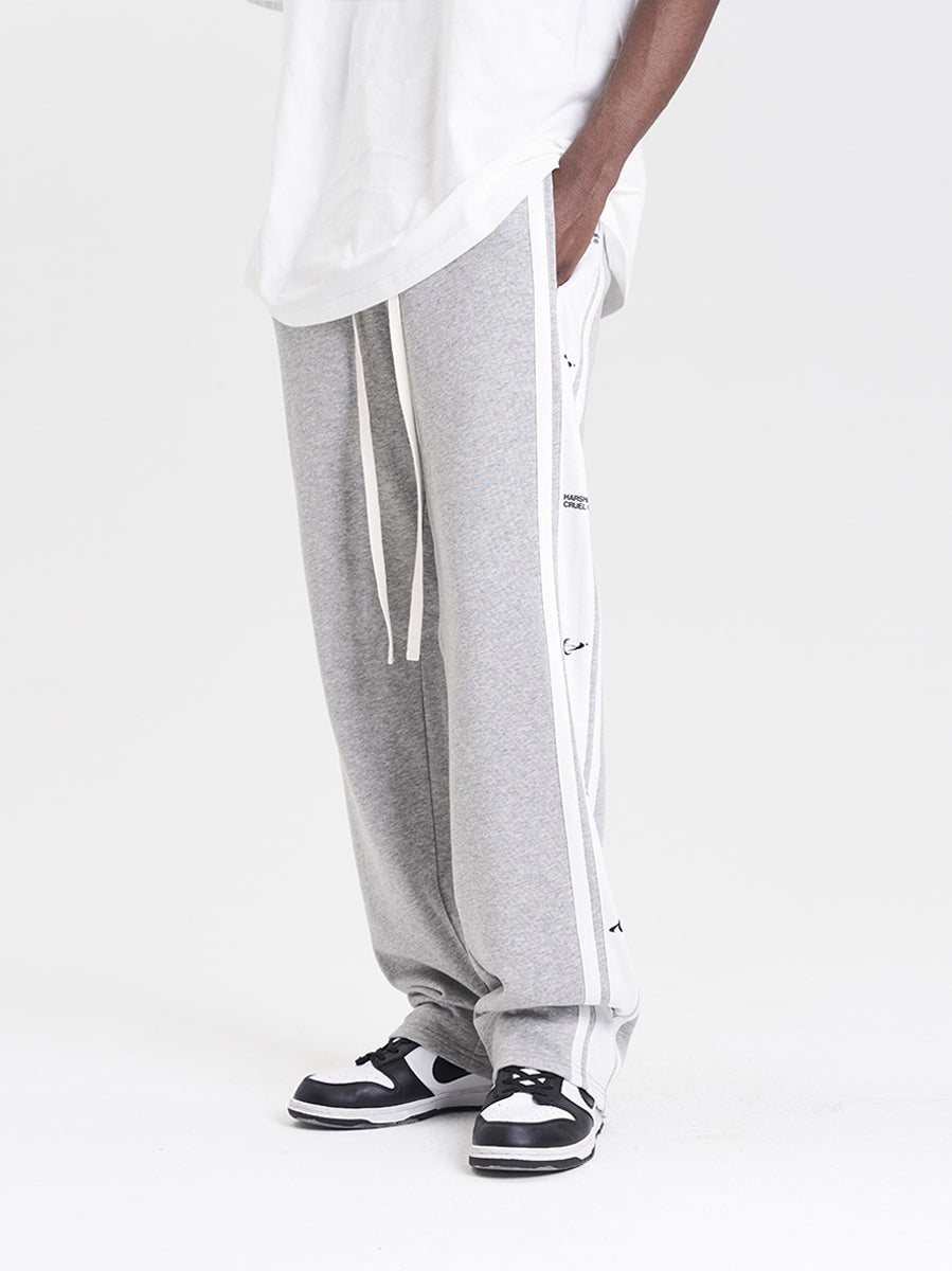 Harsh and Cruel Logo Label Stripes Sweatpants | Face 3 Face
