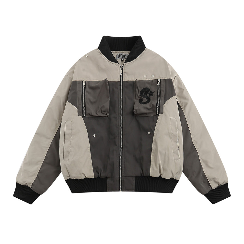 F3F Select Embroidered Baseball Bomber Jacket