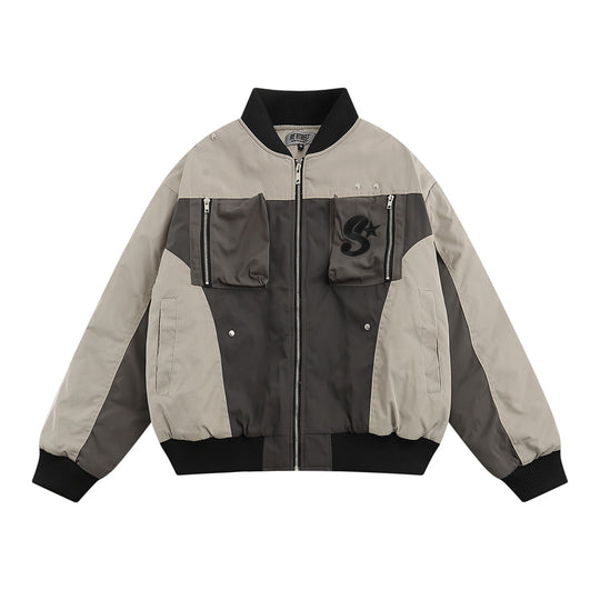 F3F Select Embroidered Baseball Bomber Jacket