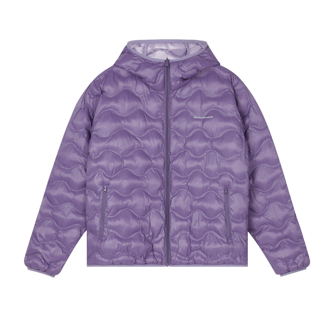 Wassup House Reversible Military Quilt Hooded Down Jacket