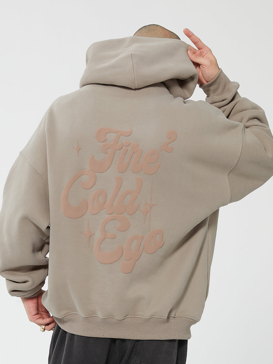 F2CE Foam Printing LOGO Pullover Hoodie | Face 3 Face