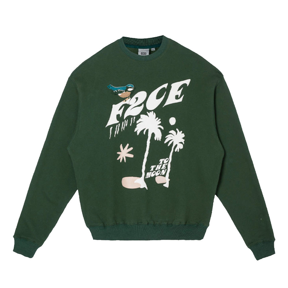 F2CE LOGO Foam Creative Print Embroidery Sweatshirts | Face 3 Face