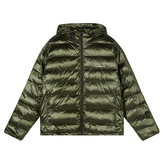 Wassup House Basic Glossy Hooded Down Jacket