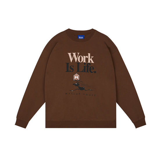 Wassup House LIFE Printed Sweatshirt