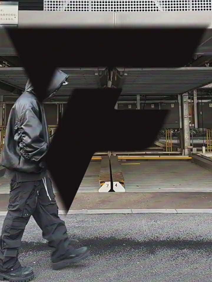 F2CE Nylon Pocket Zipper Function Pants