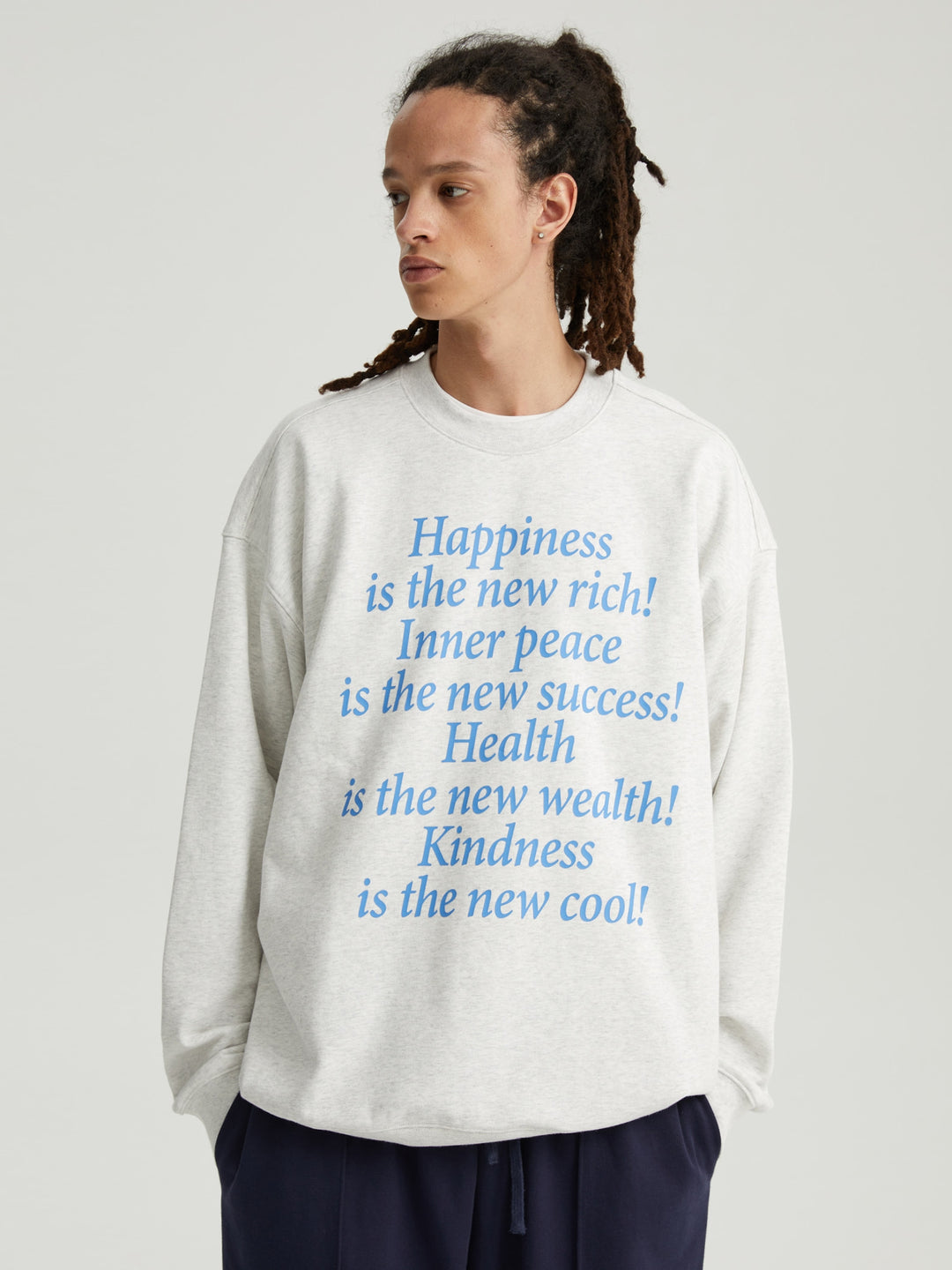 Wassup House Slogan Printing Sweatshirt