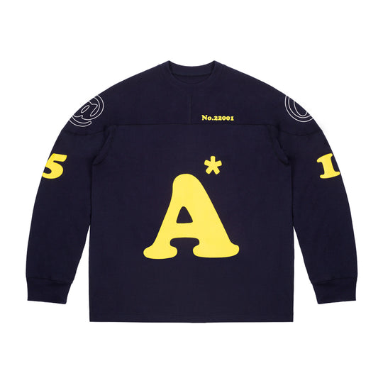 ANTIDOTE Logo Print hockey Long Sleeved Tee | Face 3 Face