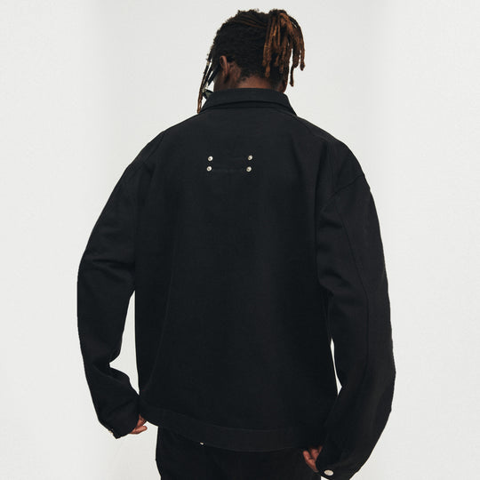 ANTIDOTE Stud Patch Punk Loose Zipper Jacket | Face 3 Face