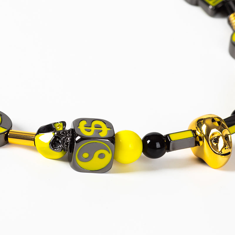 SALUTE *EVAE+ MOB Testing butterfly Smiley Necklace (A$AP Rocky) | Face 3 Face