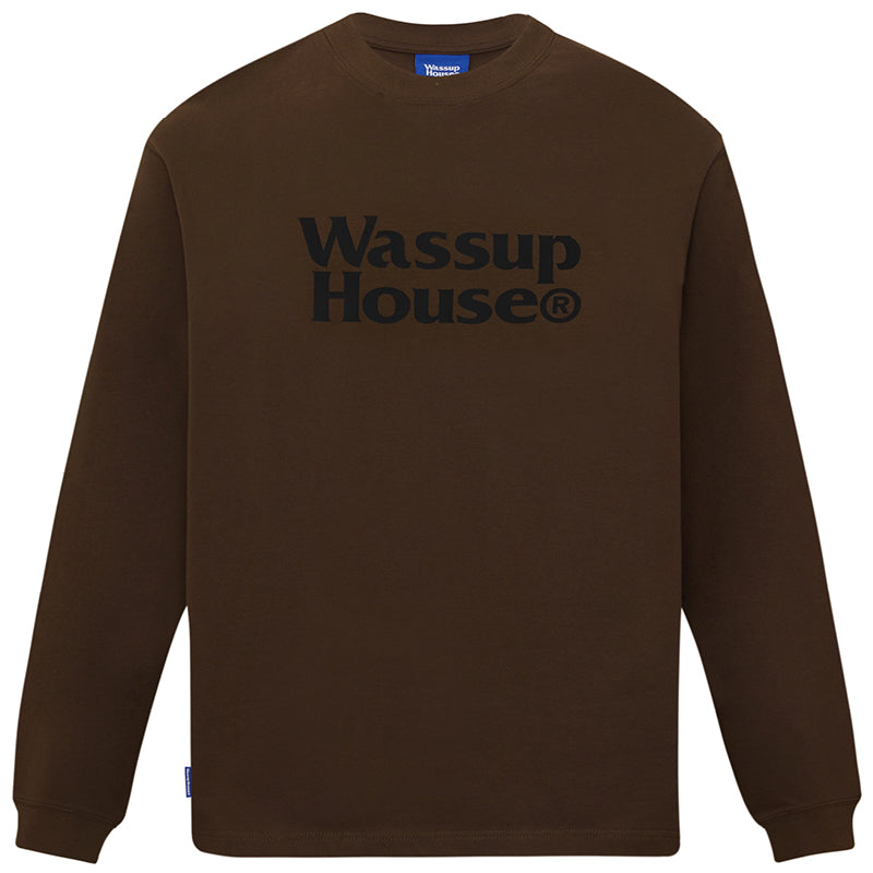 Wassup House Double Line Logo Long Sleeved Tee