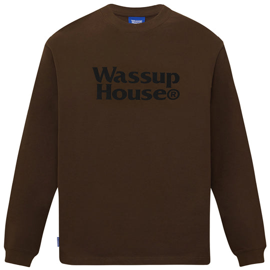 Wassup House Double Line Logo Long Sleeved Tee