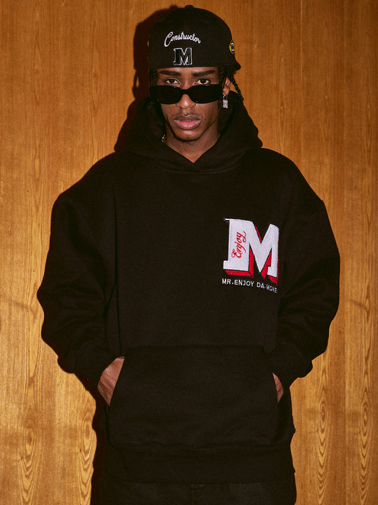 MEDM Ins Wind Super Fire Logo Hoodie | Face 3 Face