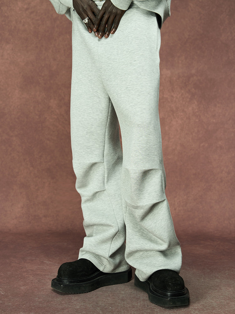 YADcrew 350g Heavyweight Pleated Sweat Pants