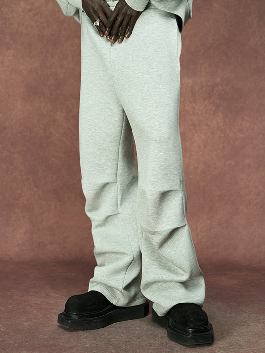 YADcrew 350g Heavyweight Pleated Sweat Pants