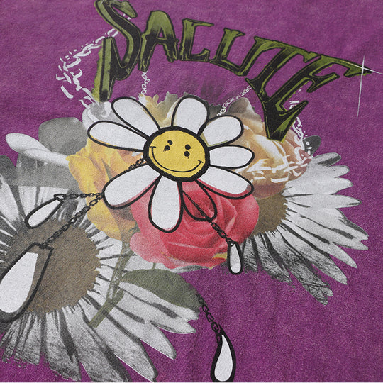 SALUTE Daisy Sunflower Smiley Flower Tee | Face 3 Face