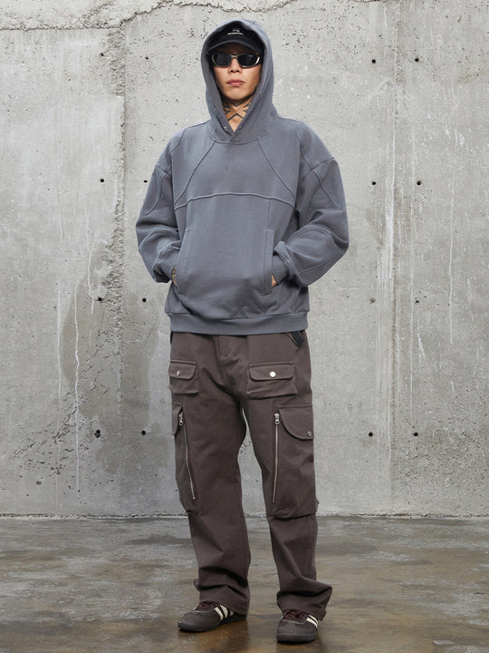 F2CE Logo Buttons Hoodie