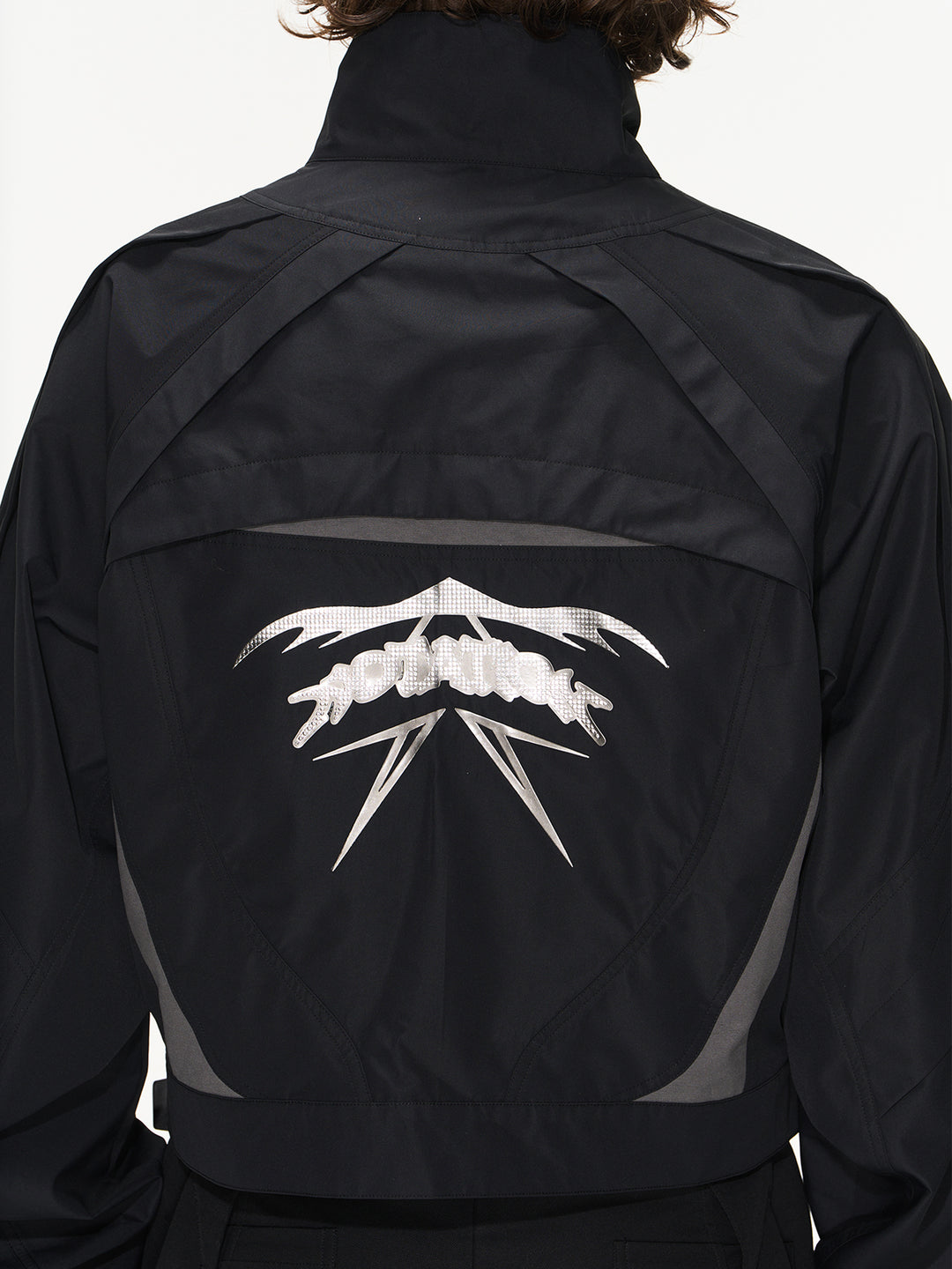 BLIND NO PLAN Color Blocking Short Jacket