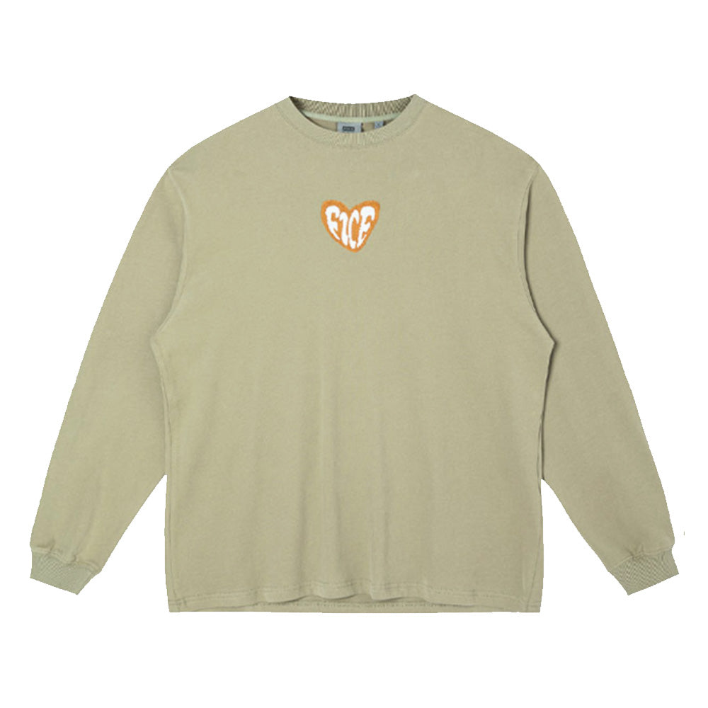 F2CE Love Heart LOGO Long Sleeved Tee | Face 3 Face