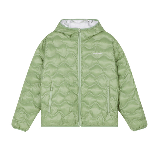 Wassup House Reversible Military Quilt Hooded Down Jacket