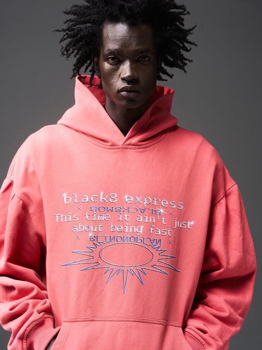 BLIND NO PLAN x BLACK8 Direct Print Hoodie